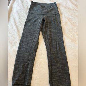 lululemon athletica Heathered green Leggings